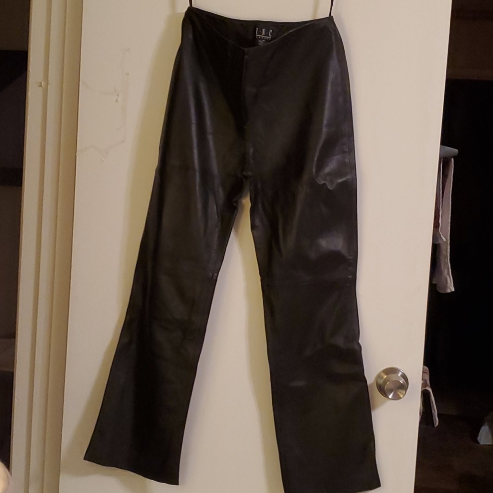 INC Leather pants